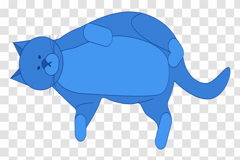 Cat Cobalt Blue / M Snout Whiskers Dog Transparent PNG