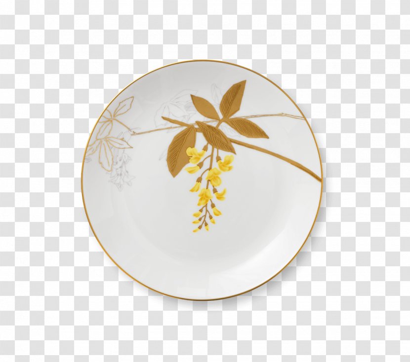 Plate Flora Service De Table Asjett Porcelain Transparent PNG