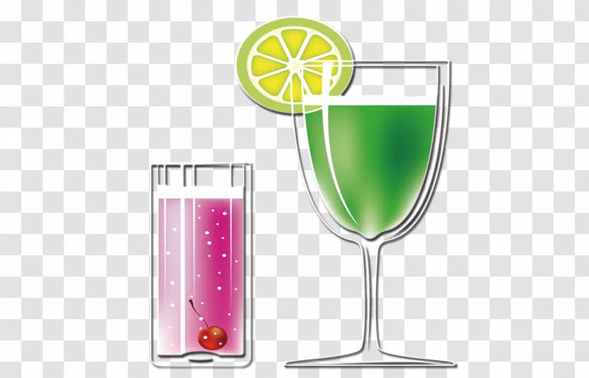 Wine Cocktail Coffee Glass Non-alcoholic Drink - Food And Transparent PNG