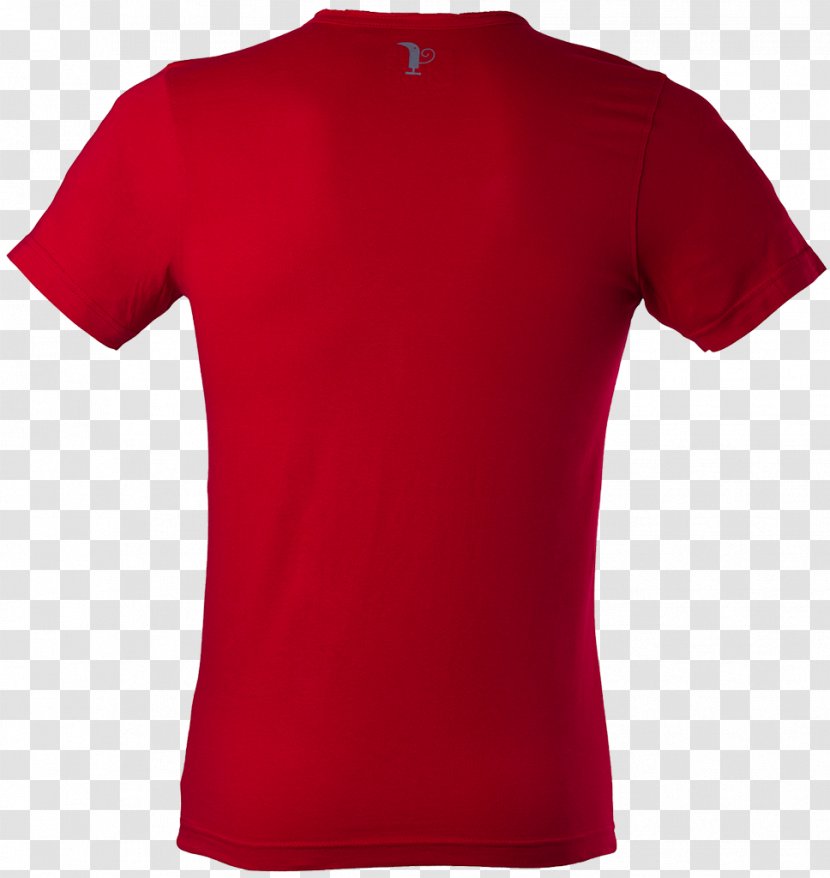 T-shirt Shoulder Sleeve Red - Active Shirt - Polo Image Transparent PNG