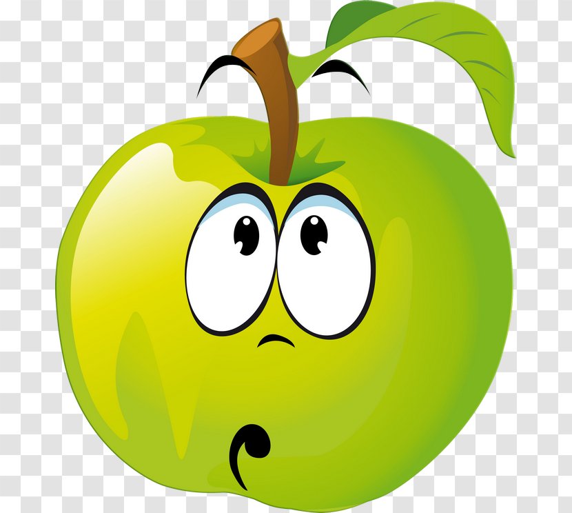 Clip Art Fruit Vegetable Apple Emoticon - Happiness - Desiny Flag Transparent PNG