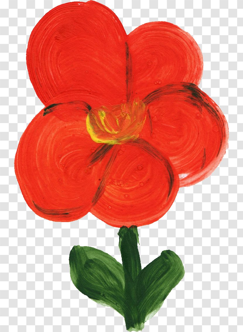 Flower Painting Art - Wall - Paint Transparent PNG