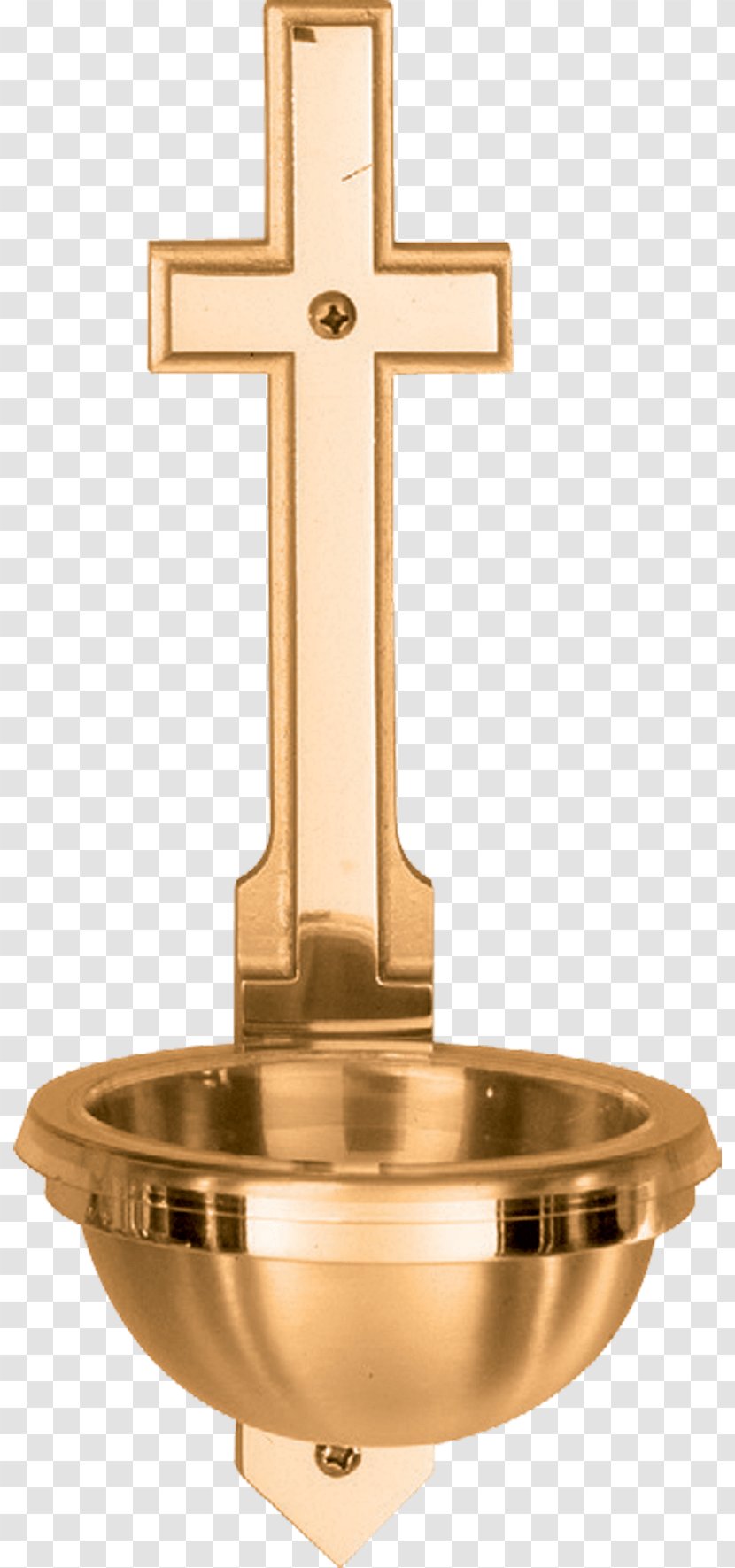 Crucifix Brass Bronze 01504 - Bowl Transparent PNG