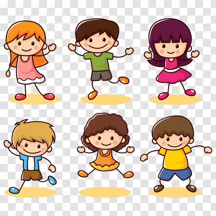Child Euclidean Vector Cartoon - Tree - Happy Kids Collection Transparent PNG