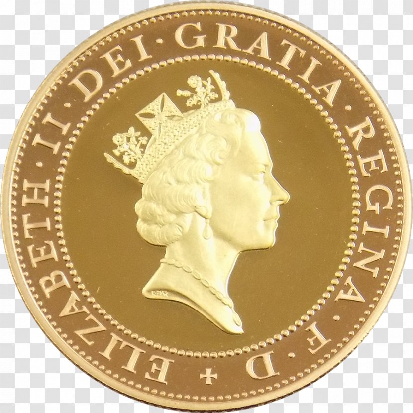 Challenge Coin Two Pounds Commemorative Double Sovereign - Numismatics Transparent PNG