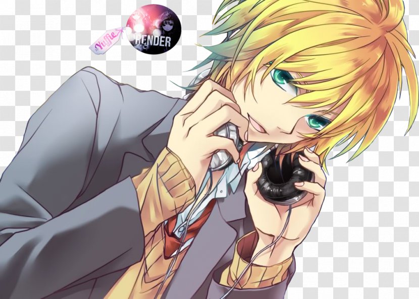 Kagamine Rin/Len THE VOCALOID Produced By Yamaha Fan Art - Heart Transparent PNG