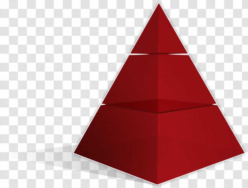 Pyramid Three-dimensional Space Triangle Shape - Succes Transparent PNG
