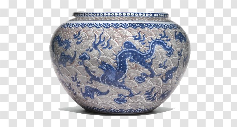 Chinese Ceramics Blue And White Pottery Porcelain - Bottle Transparent PNG