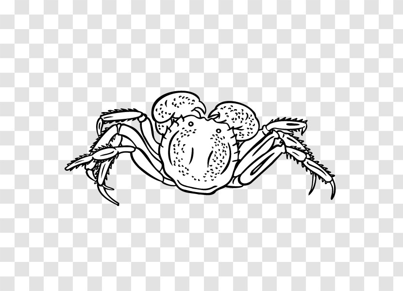 Crab Download Black And White Clip Art - Tree - Hand Painted,crab Transparent PNG