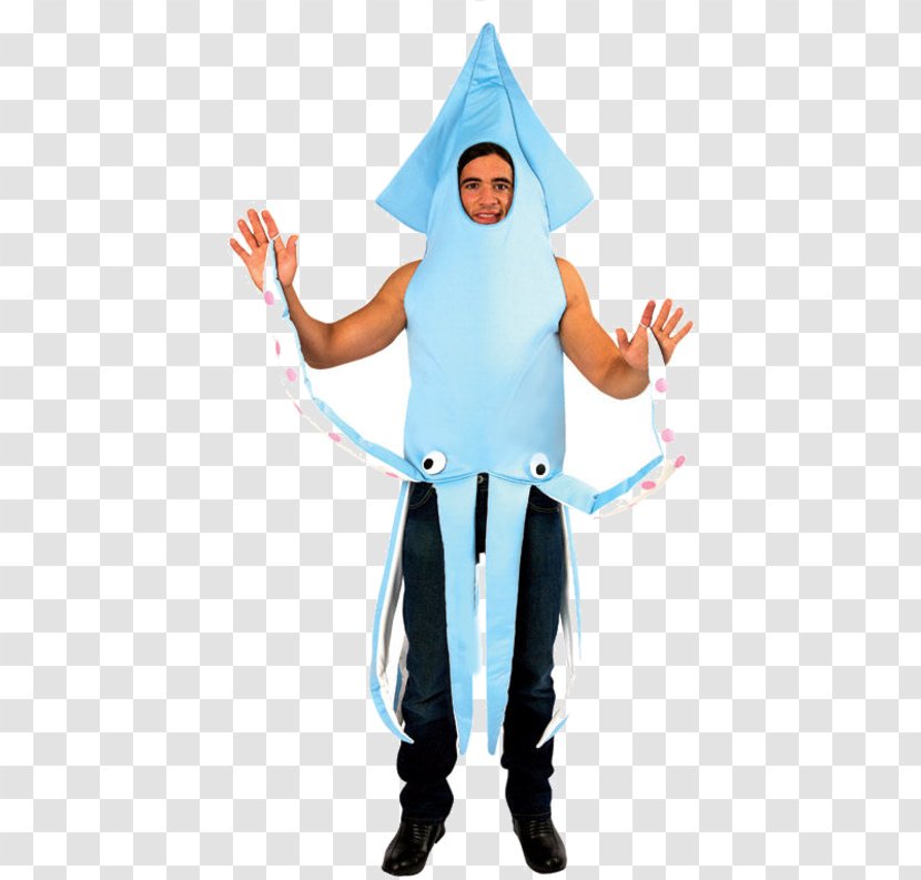 Squid Costume Party Halloween Clothing - Bodysuit Transparent PNG