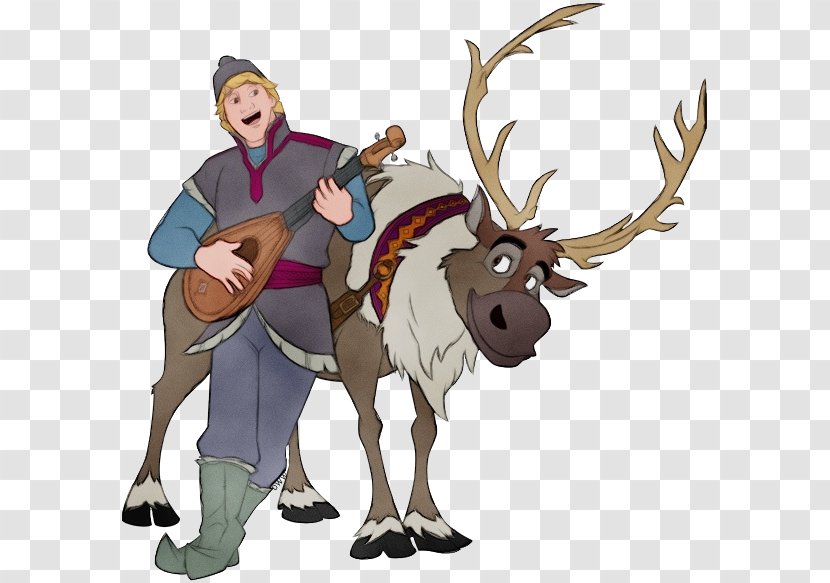 Kristoff Elsa Anna Olaf Sven - Cartoon Transparent PNG