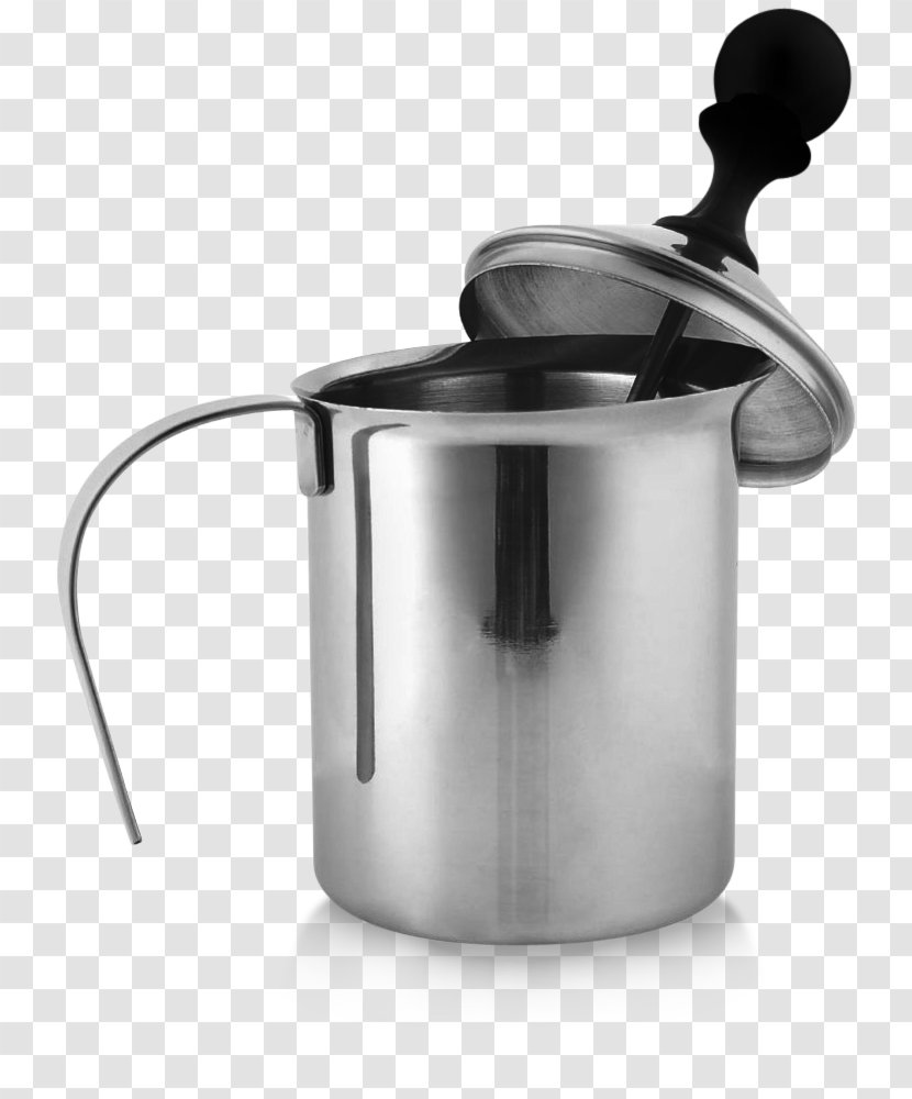 Milk Coffee Moka Pot Latte Cafeteira - Cookware Accessory Transparent PNG
