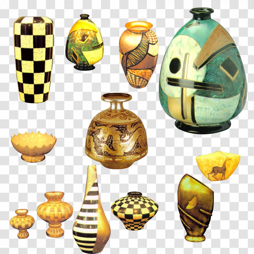 Vase Ceramic Pottery Download - Bottle - Yellow Transparent PNG
