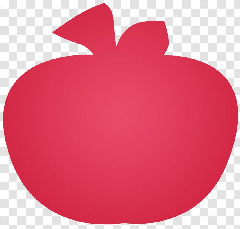 Heart Fruit - Paper-cut Apple Transparent PNG