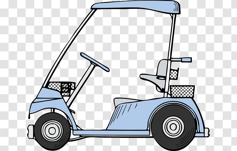 Golf Buggies Clip Art - Cart Transparent PNG