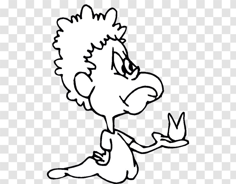 Chicken Cartoon Line Art Clip - Flower Transparent PNG