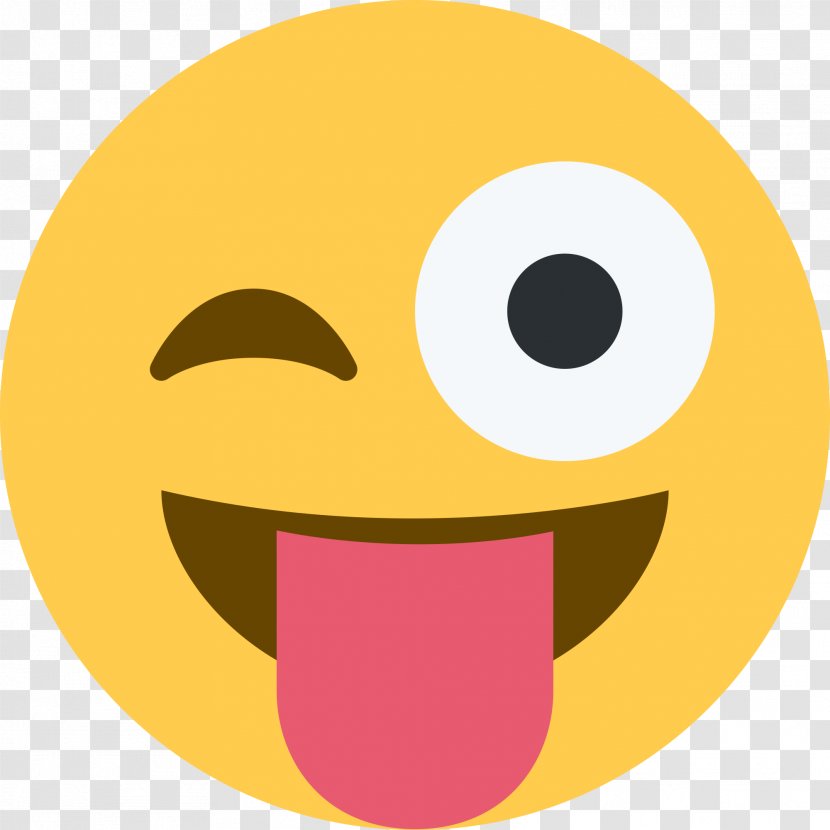 Emojipedia WhatsApp Emoticon Wink - Symbol - Smile Emoji Transparent PNG