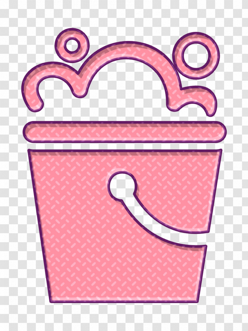 Bucket With Bubbles Icon Icon Bucket Icon Transparent PNG