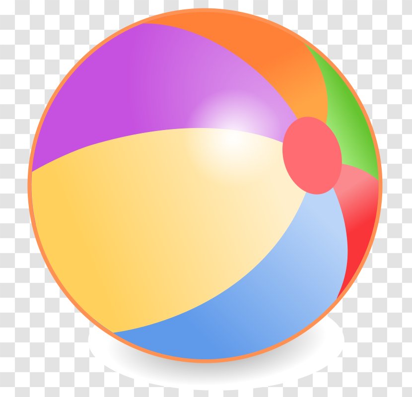 Beach Ball Clip Art - Game - Crystal Clipart Transparent PNG