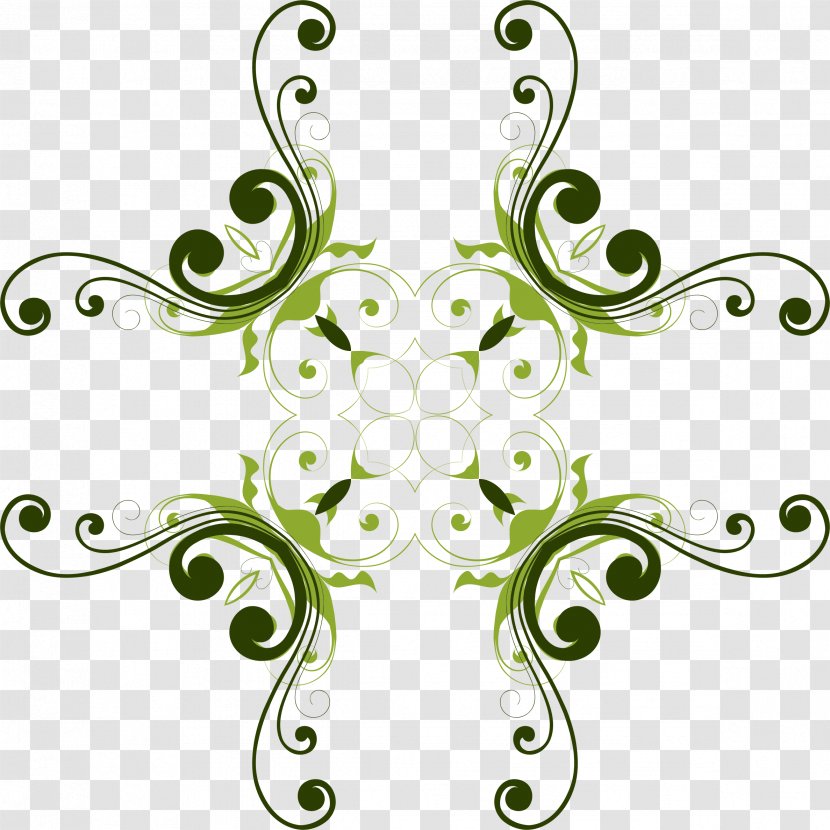 Floral Design Flower Clip Art - Visual Elements And Principles - Green Transparent PNG