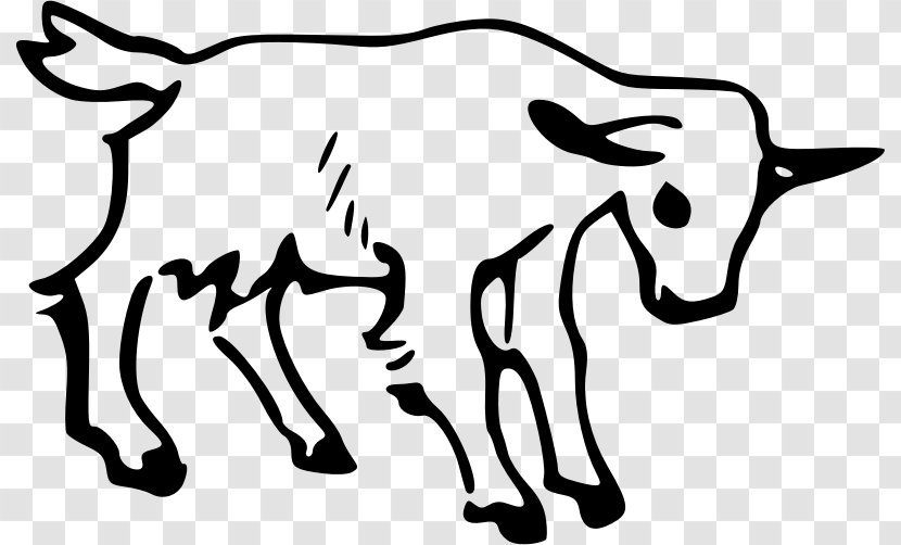 Anglo-Nubian Goat Pygmy Boer Simulator G Is For - Line Art - Agriculture Chin Transparent PNG