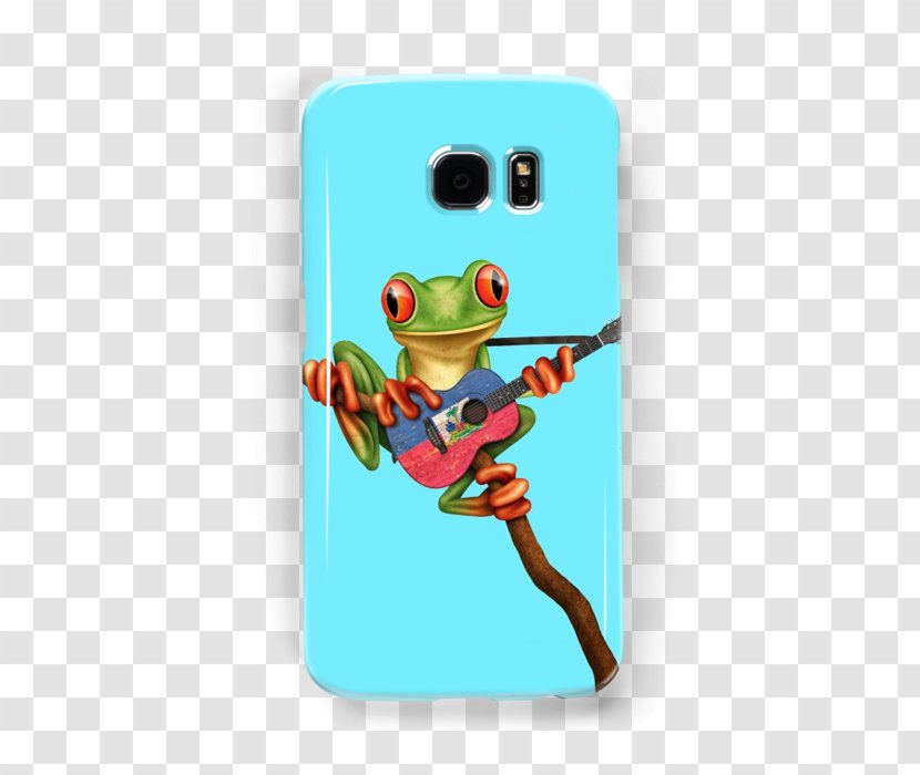 Acoustic Guitar Puerto Rico Flag Tree Frog Transparent PNG