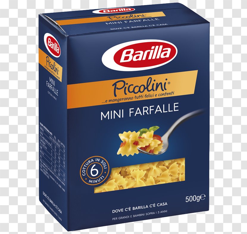 Pasta Farfalle Italian Cuisine Penne Barilla Group Transparent PNG