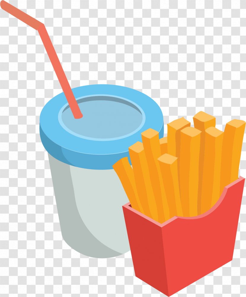 French Fries Fast Food Cuisine - Cartoon Transparent PNG