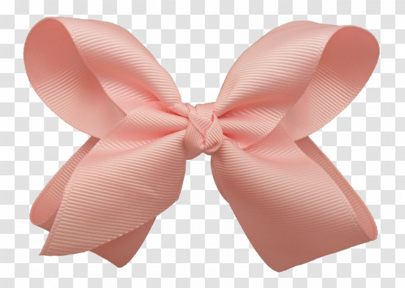 Ribbon Pastel Headband Paper Clothing Accessories - Peach - Bow Transparent PNG