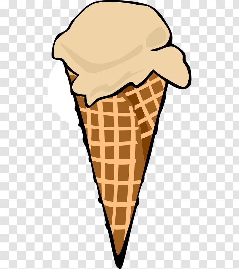 Ice Cream Cone Background - Social - Cuisine Transparent PNG