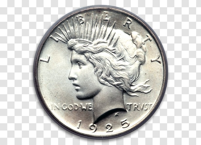 Peace Dollar Coin Morgan Mint - Uncirculated Transparent PNG