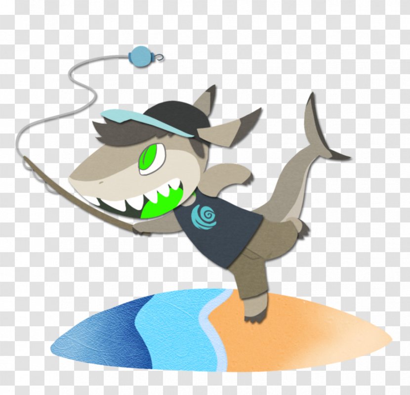 Tiger Shark Fishing Dog - Deviantart Transparent PNG