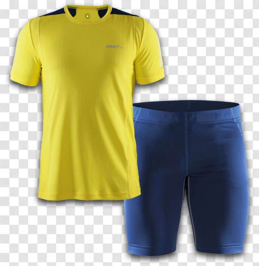 T-shirt Sleeve Shoulder - Yellow Transparent PNG