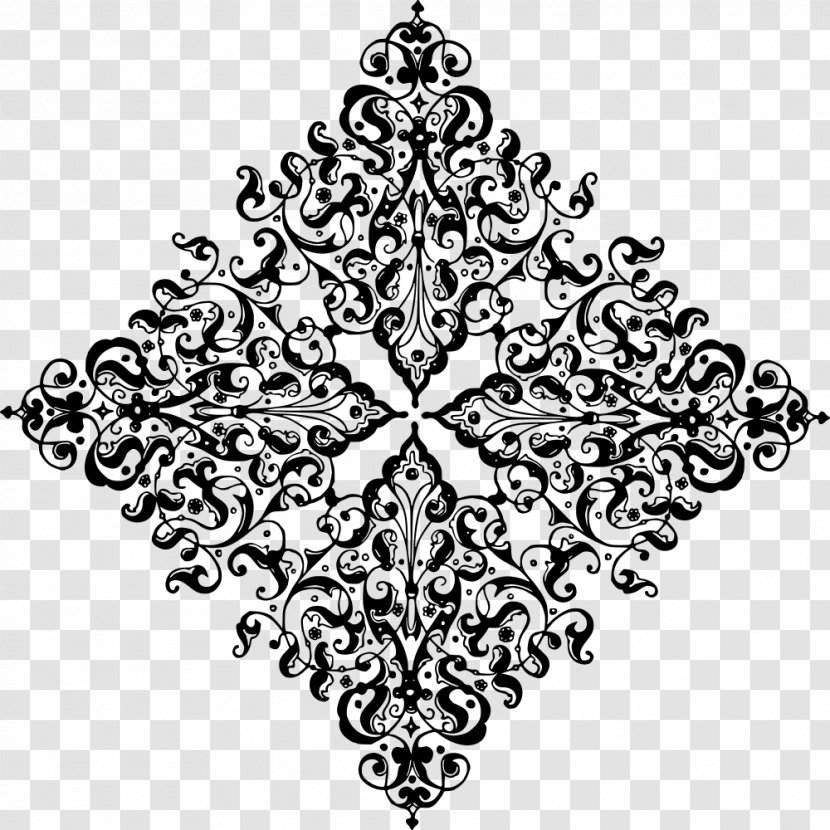 Ornament Drawing Pattern - Black - Design Transparent PNG