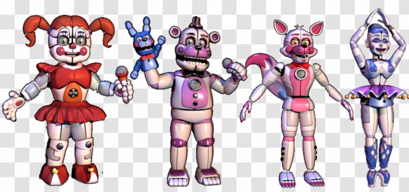 Five Nights At Freddy's: Sister Location Freddy's 4 Image Animatronics - Flower - Baby Transparent PNG