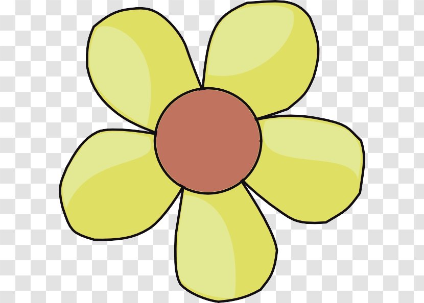 Yellow Clip Art Petal Flower Plant Transparent PNG