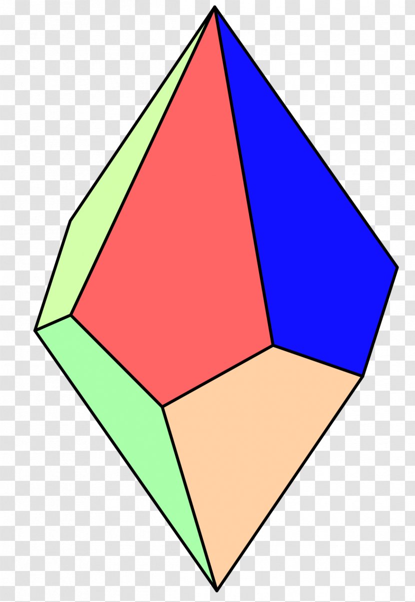 Pentagonal Trapezohedron Polyhedron Pyramid Face - Polygon Transparent PNG