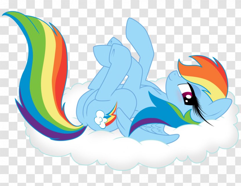 Rainbow Dash My Little Pony Illustration - Mythical Creature Transparent PNG