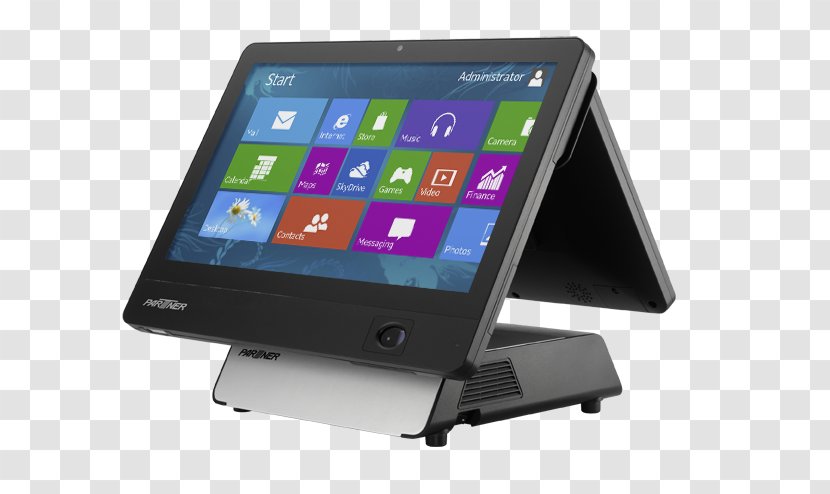 Output Device Laptop Personal Computer Tablet Computers Point Of Sale - Monitor Accessory - Pos Terminal Transparent PNG