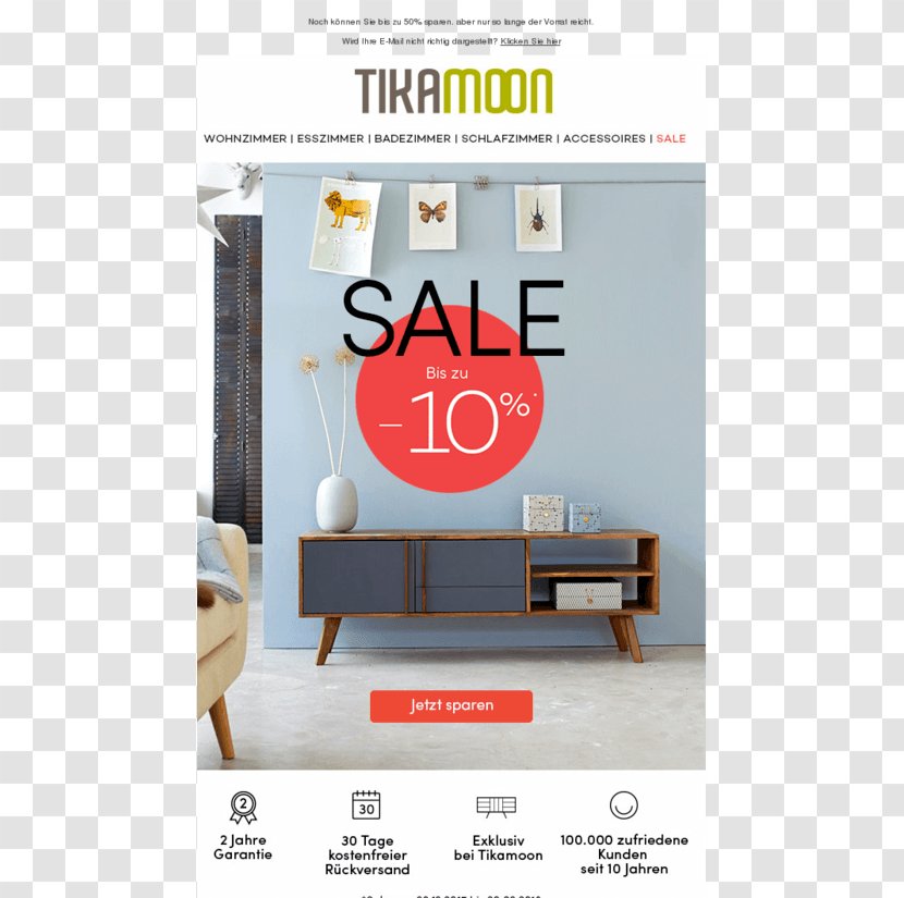 Meuble TV En Palissandre 150 Niels Furniture Indian Rosewood Tikamoon Luna Solid Sheesham Cabinet - Poster - Winter Sale Flyer Transparent PNG