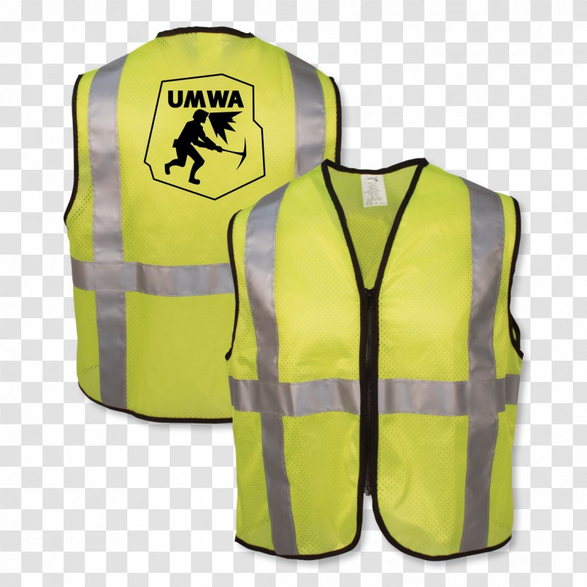 Gilets High-visibility Clothing Textile - Sleeve - Safety Vest Transparent PNG