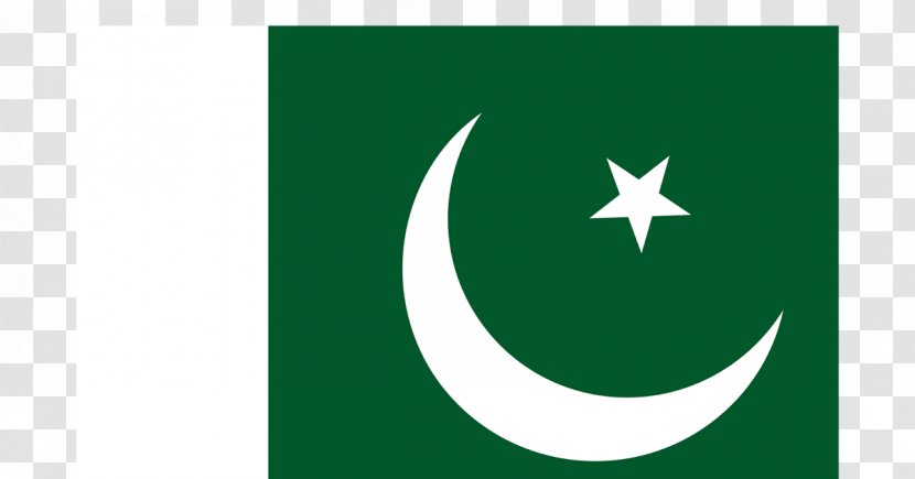 Flag Of Pakistan Green Crescent - White Transparent PNG