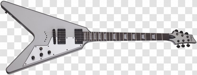 Schecter Guitar Research Electric Gibson Flying V C-1 Hellraiser FR - String Instrument Accessory Transparent PNG