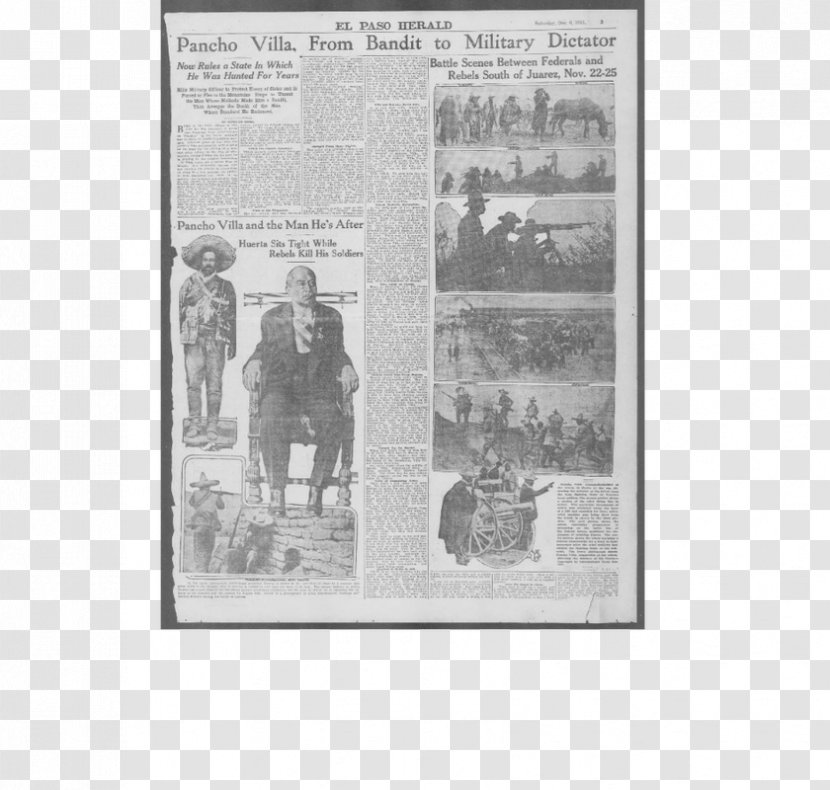 Convention Of Aguascalientes Mexican Revolution Columbus Newspaper - Text - Paper Product Transparent PNG