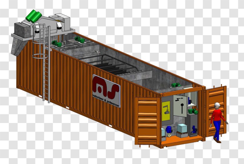 Exhaure Industrial Water Treatment Wastewater Industry - Intermodal Container Transparent PNG