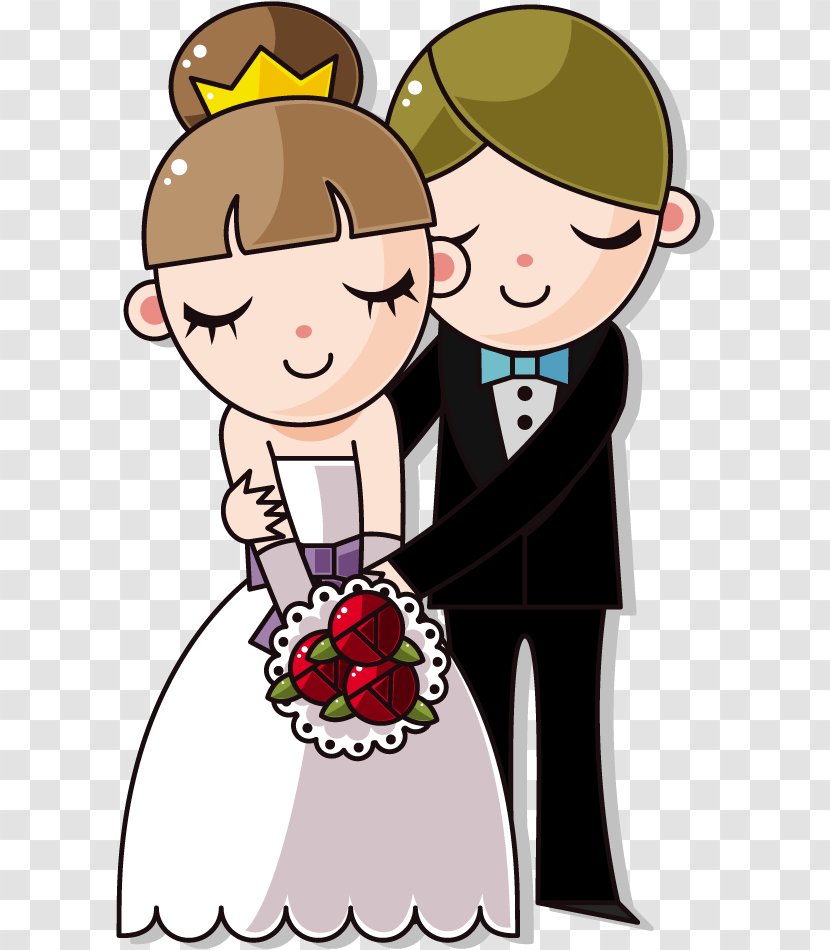 Wedding Invitation Cake Bridegroom - Cartoon Transparent PNG