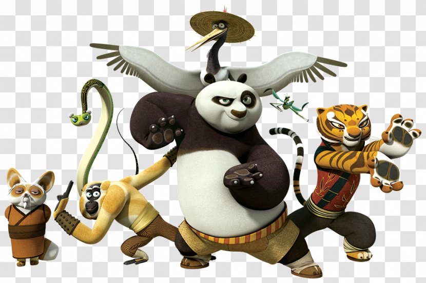 Po Master Shifu Giant Panda Tai Lung Kung Fu - Kung-fu Transparent PNG