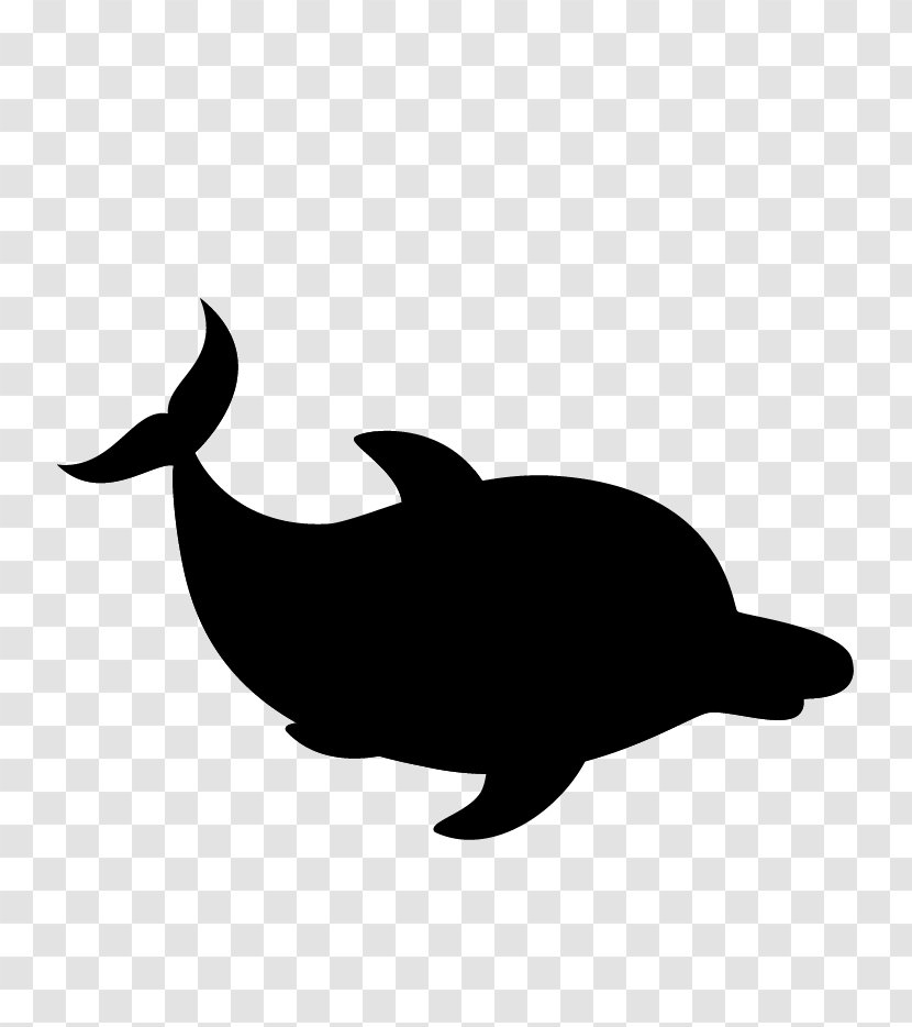 Dolphin Porpoise Black & White - Fauna - M Clip Art Transparent PNG