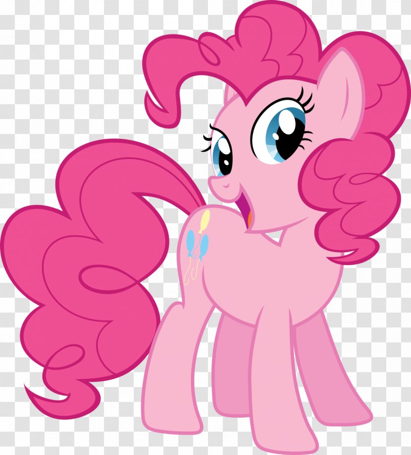 Pinkie Pie Rainbow Dash Fluttershy Applejack Twilight Sparkle - Cartoon Transparent PNG