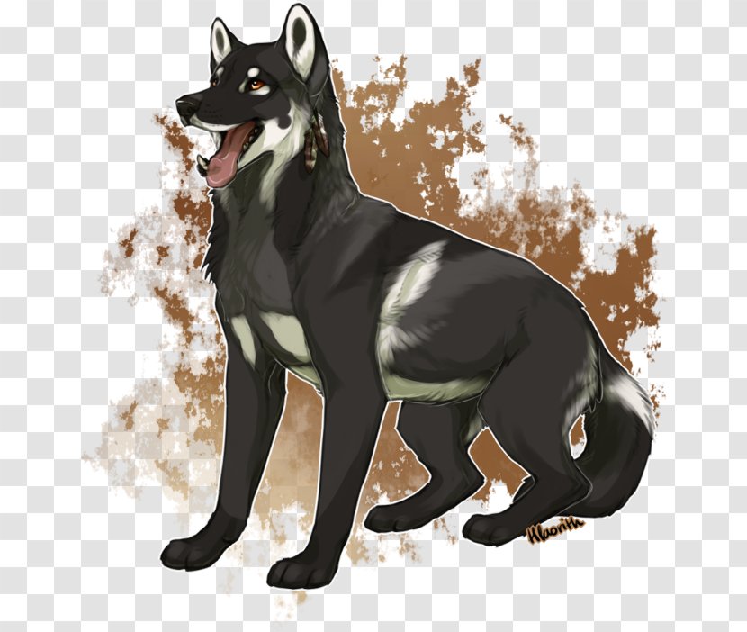 Wolfdog Black Wolf Drawing Art - Cartoon - Gold Gorgeous Transparent PNG